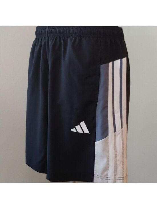 adidas Other - Adidas Men's Training Athletic Shorts Black and White Stripes Size Large NWT